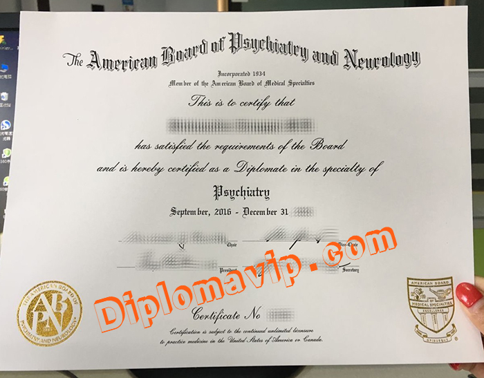 ABPN fake certificate, buy ABPN fake certificate