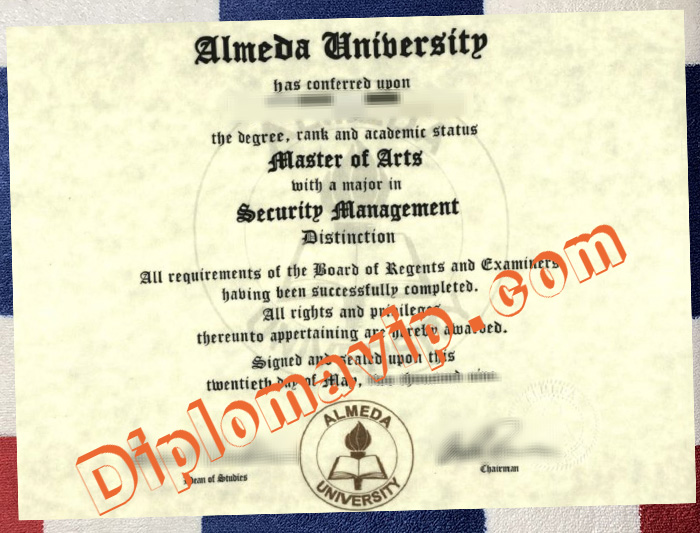 Almeda University fake degree, buy Almeda University fake degree