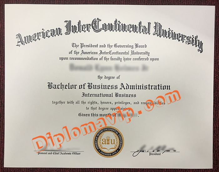 American InterContinental University fake degree, buy American InterContinental University fake degree