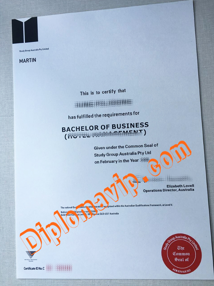 Australia study group fake Certificate, buy Australia study group fake Certificate