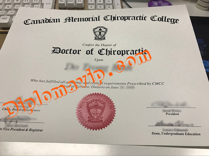 Canadian Memorial Chiropractic College fake degree, Canadian Memorial Chiropractic College degree