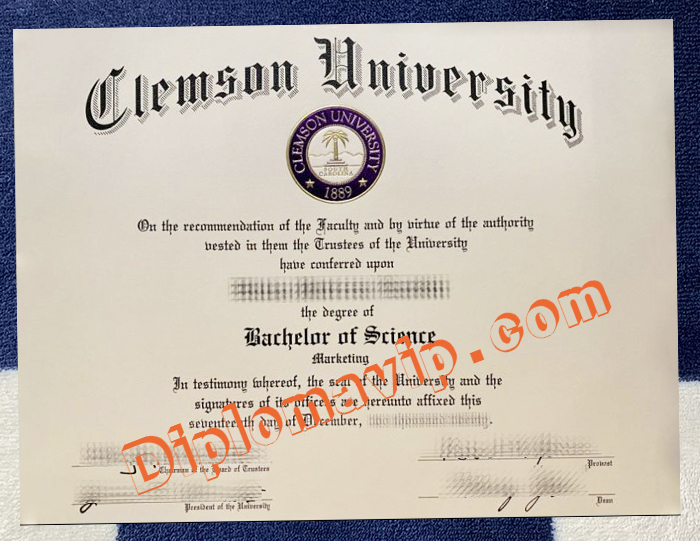 Clemson University fake degree, buy Clemson University fake degree