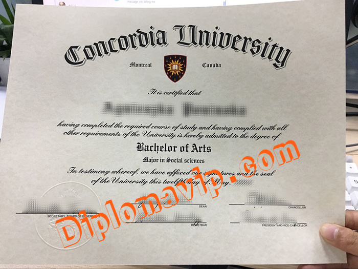 Concordia University fake degree, buy Concordia University fake degree