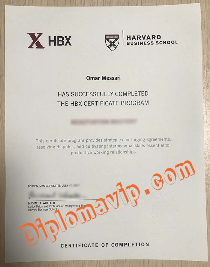 Harvard Business School fake certificate, buy Harvard Business School fake certificate