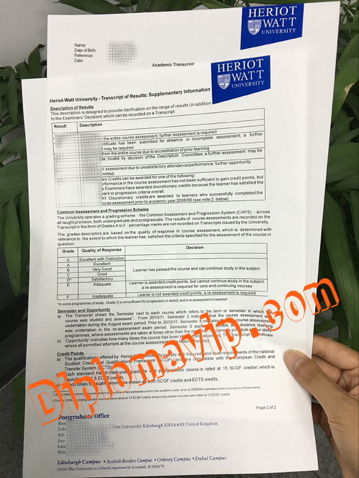 Heriot Watt University fake transcript, buy Heriot Watt University fake transcript