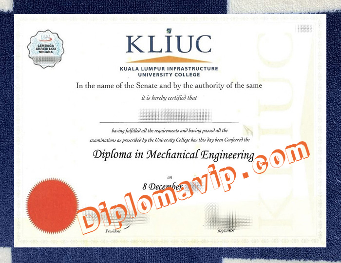 Kuala Lumpur Infrastructure University College fake diploma, buy Kuala Lumpur Infrastructure University College fake diploma