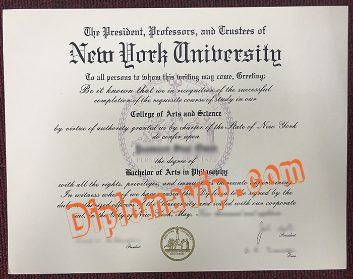 New Yok University fake degree, buy New Yok University fake degree