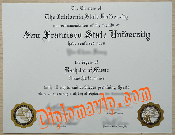 San Francisco State University fake degree, buy San Francisco State University fake degree