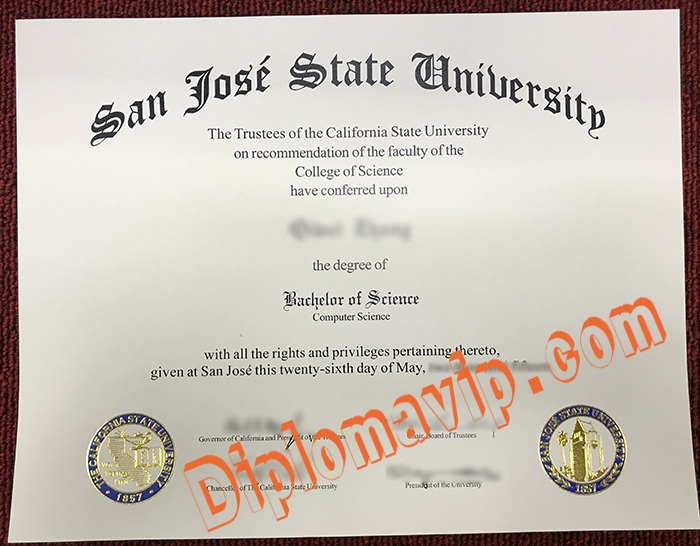 San Jose State University fake degree, buy San Jose State University fake degree