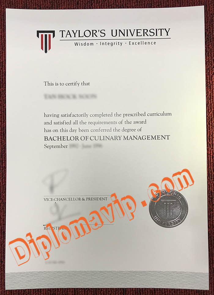 Taylors University fake degree, buy Taylors University fake degree