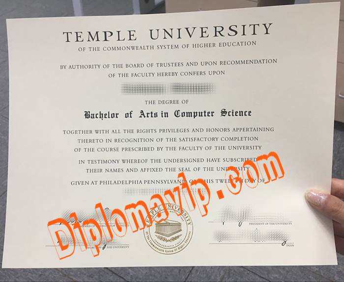 Temple University fake degree, buy Temple University fake degree