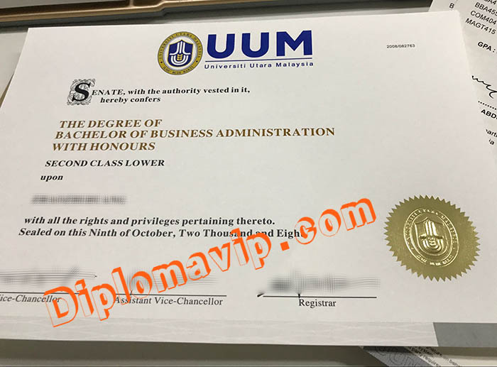 UUM fake degree, buy UUM fake degree