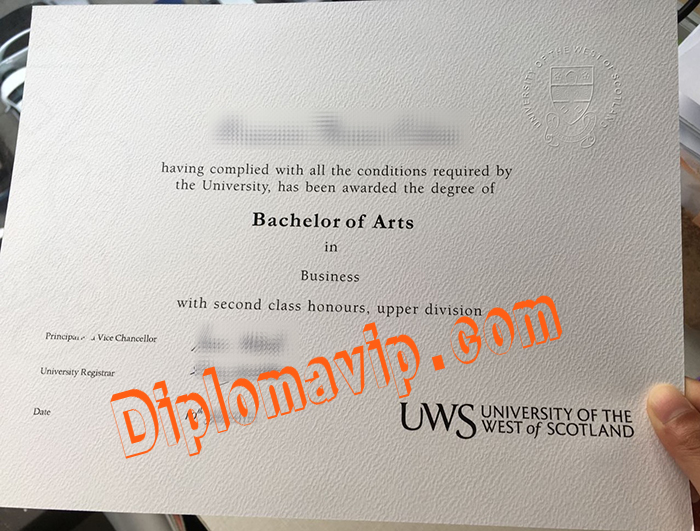 University of The West of Scotland fake degree, buy University of The West of Scotland fake degree