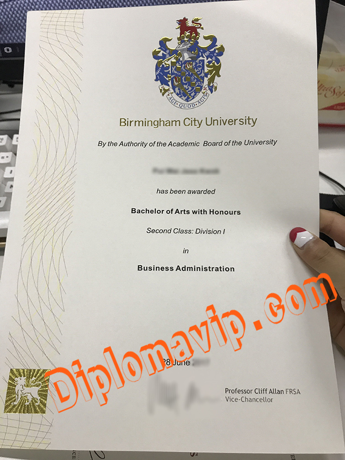 birmingham City University fake degree, buy birmingham City University fake degree