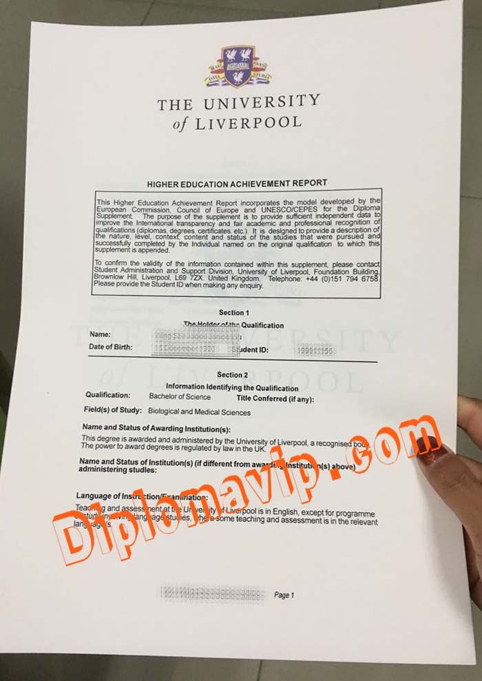 university of liverpool fake transcript, buy university of liverpool fake transcript