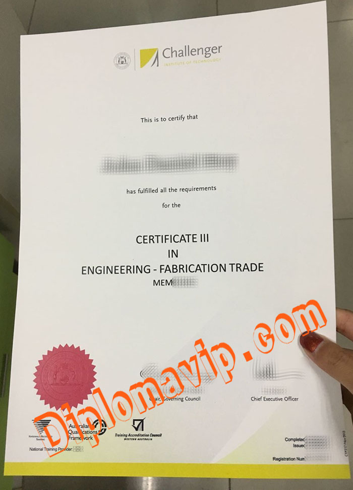 Challenger Institute of Technology fake certificate, buy Challenger Institute of Technology fake certificate