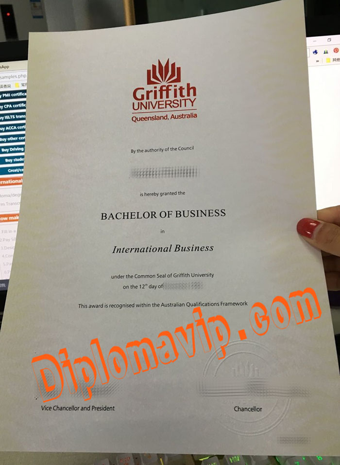 Griffith University fake degree, buy Griffith University fake degree