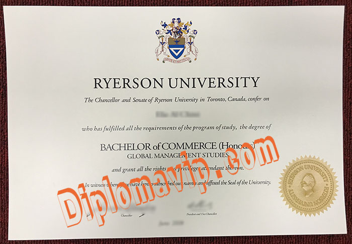 Ryerson University fake degree, buy Ryerson University fake degree