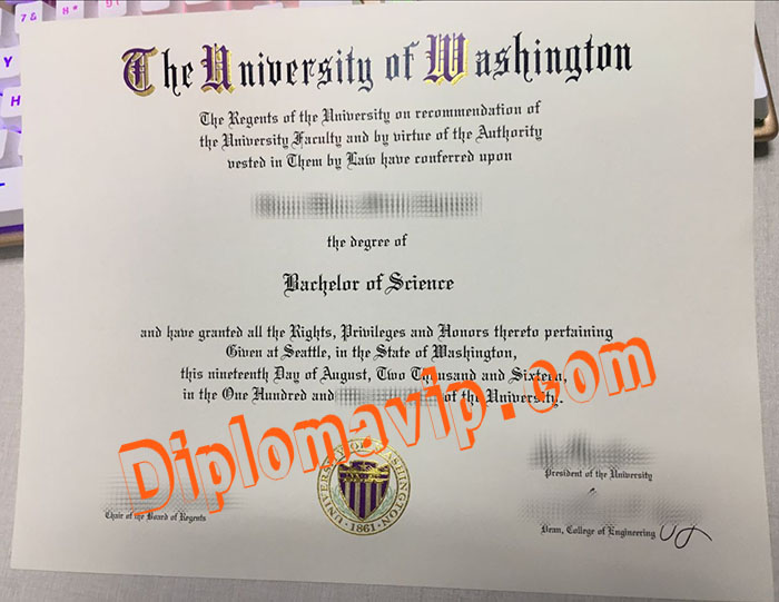 University of Washington fake degree