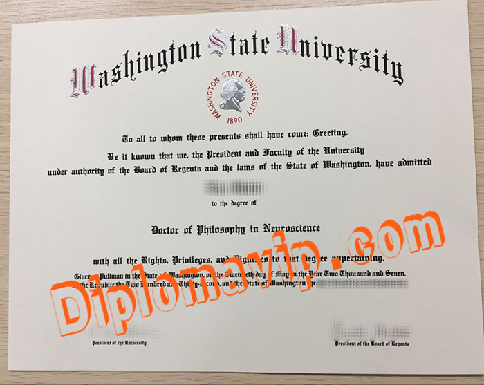 Washington State University fake degree, buy Washington State University fake degree