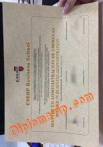 ESERP Business school fake certificate, buy ESERP Business school fake certificate