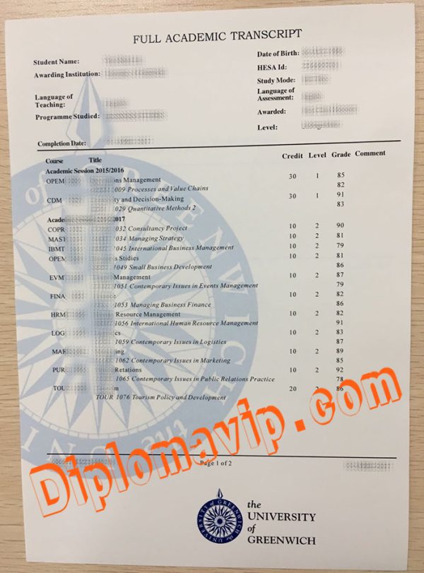 Full Academic Fake Transcript – Buy Fake Diploma, Fake High School ...