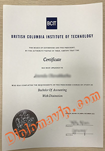 BCIT degree Certificate, fake BCIT degree Certificate
