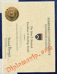 Harvard University Extension School certificate, fake Harvard University Extension School certificate