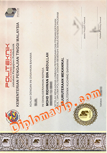 Sarawak Kuching Polytechnic diploma, fake Sarawak Kuching Polytechnic diploma