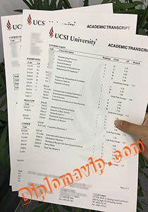 UCSI University transcript, fake UCSI University transcript