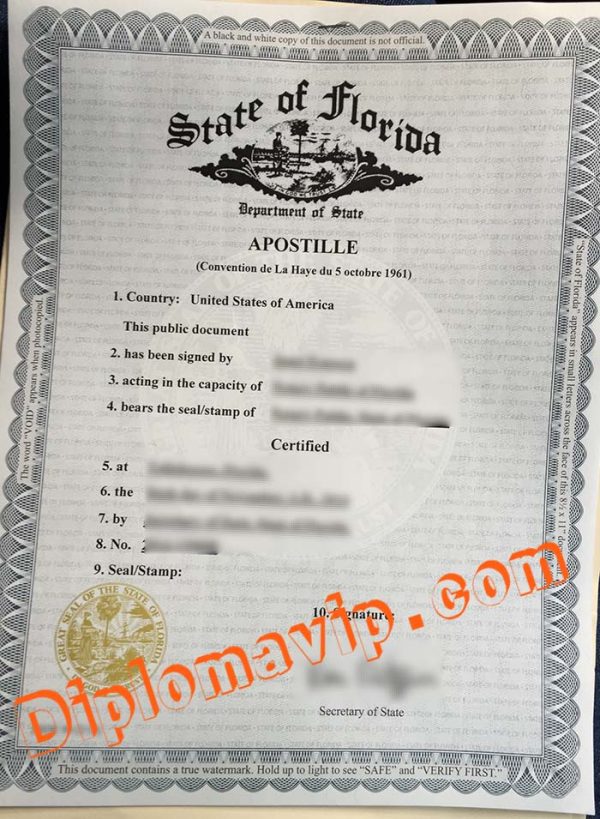 Fake Florida Apostille Buy Fake Diploma Fake High School Diploma   Florida Fake Apostille 600x819 